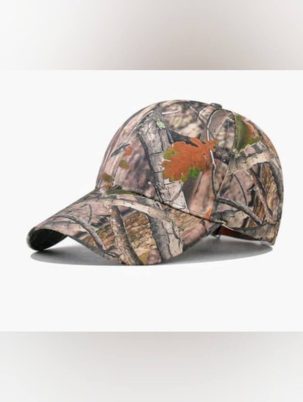Camo Baseball Cap - Realtree Style Camouflage